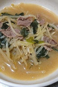 韓国風もやしのスープ