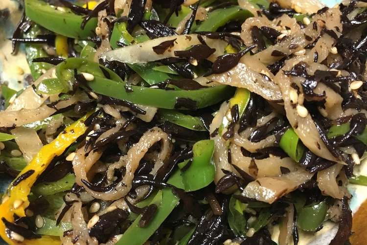 ピーマンと切り干しのひじき和え レシピ 作り方 By 縁側moyai クックパッド 簡単おいしいみんなのレシピが366万品