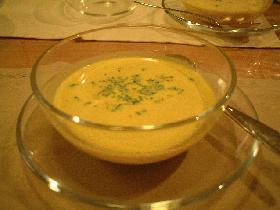 カボチャの冷たいスープ☆