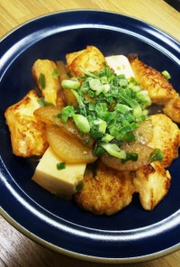鶏と大根と豆腐の中華風煮込み
