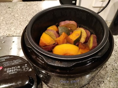 電気圧力鍋deかぼちゃさつまいもいとこ煮の写真