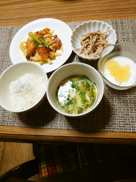 ヨウサマの減塩朝食基本的な病院食の日6㉜
