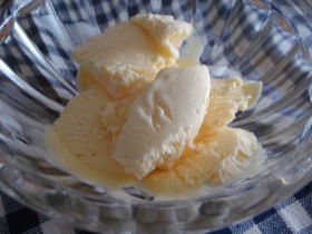 簡単バニラアイスクリームの画像