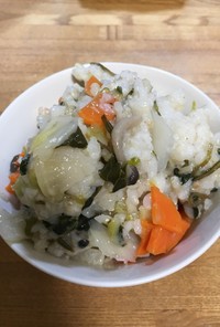 七種の野菜雑炊