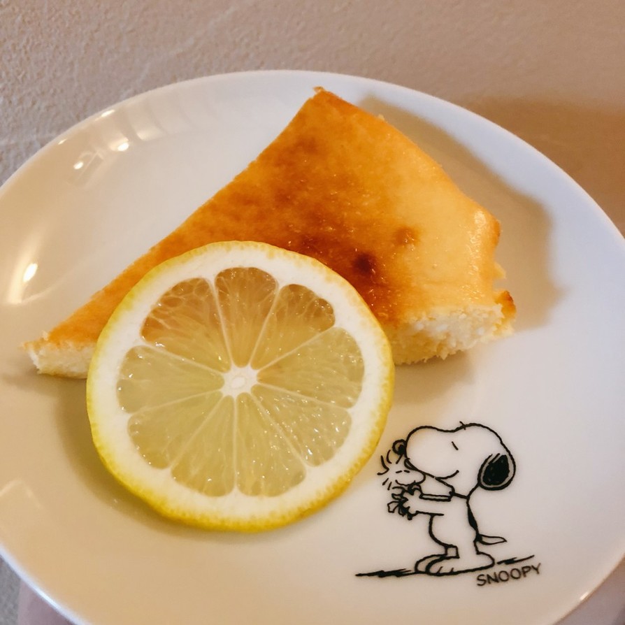 レモンチーズケーキの画像