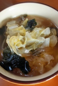 煮豚煮汁の春雨スープ