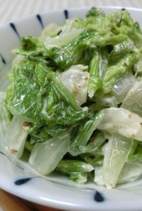 七味で減塩☆レンチン白菜の七味マヨサラダ