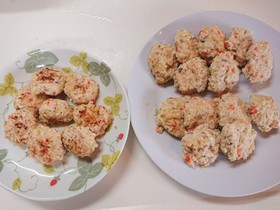 野菜たっぷりつくね~離乳食取り分け用~