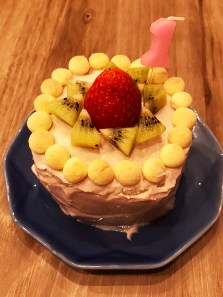 1歳バースデーケーキ♡の画像