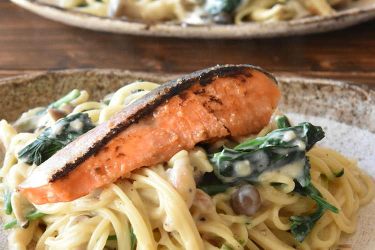 下味冷凍で簡単 鮭の味噌クリームパスタ レシピ 作り方 By 鈴木美鈴 クックパッド 簡単おいしいみんなのレシピが366万品