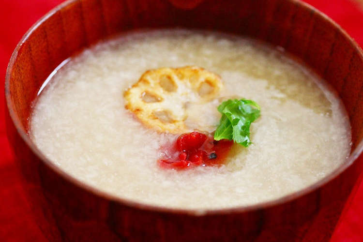 食欲がないときに 滋養強壮れんこんスープ レシピ 作り方 By くらしいきいき クックパッド