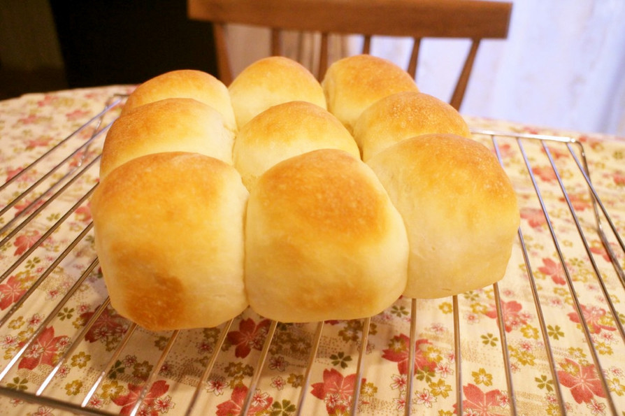 米粉ちぎりパン（冷蔵庫発酵・牛乳パック）の画像