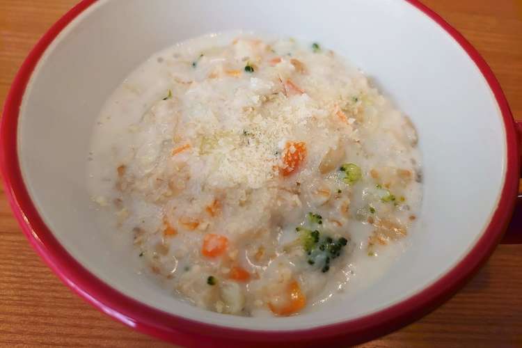 離乳食 中期 野菜オートミール レシピ 作り方 By ぐり まさママ クックパッド 簡単おいしいみんなのレシピが366万品