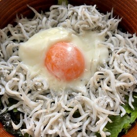 ごはんに乗せるだけ釜揚げしらす丼