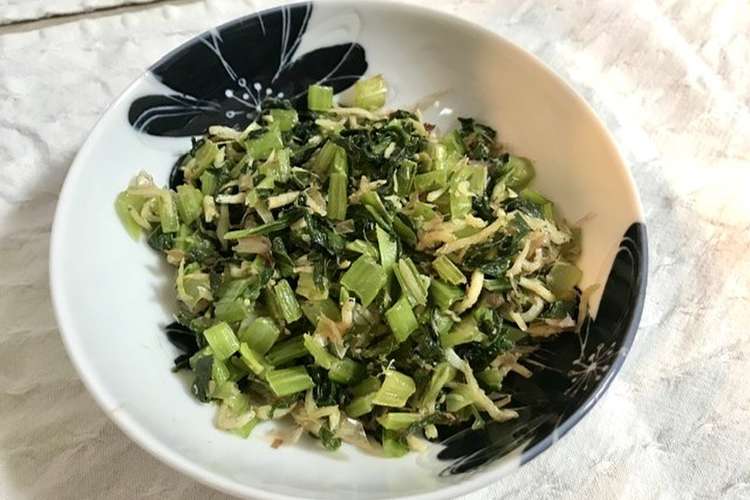 小松菜としらすのふりかけ レシピ 作り方 By Kocchan02 クックパッド 簡単おいしいみんなのレシピが352万品