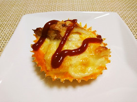超速でお弁当のおかず♫竹輪のカップ卵焼き