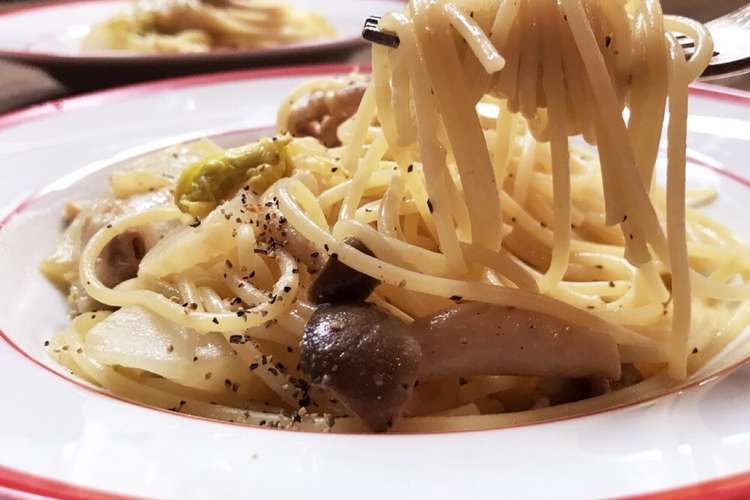柚子胡椒香る和風クリームパスタ レシピ 作り方 By Fckoji クックパッド 簡単おいしいみんなのレシピが371万品