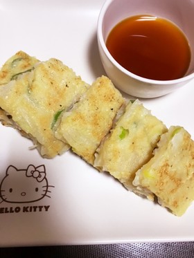 菊芋たっぷりもちもちチヂミ☆