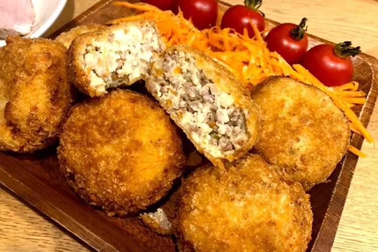 あっさり揚げ物食べたい豆腐コロッケ レシピ 作り方 By Pyaco クックパッド 簡単おいしいみんなのレシピが377万品