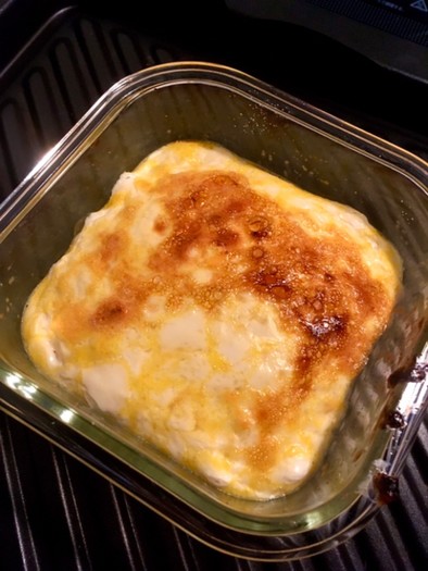 超簡単！豆腐と粉チーズの卵グラタンの写真