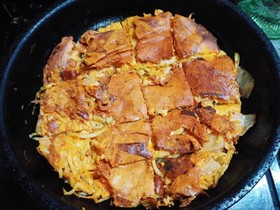 じゃがいもキムチーズチヂミ(簡単)