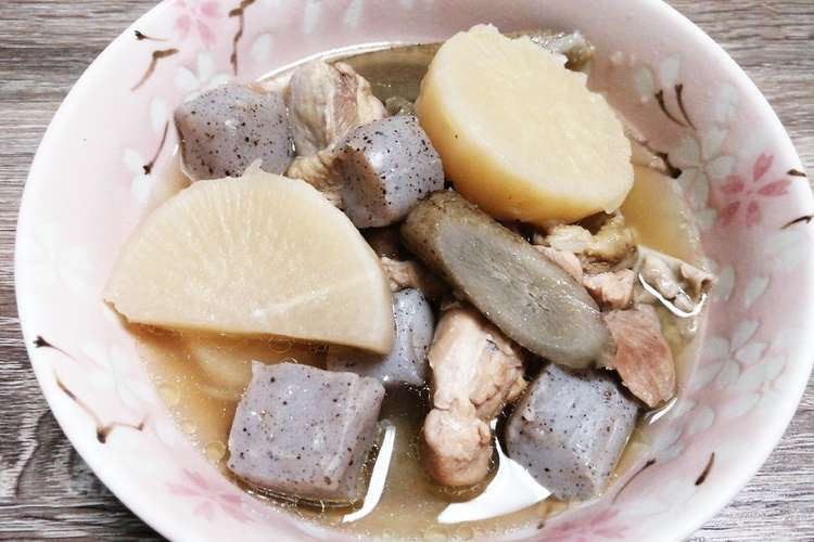 圧力鍋で鶏大根withごぼうとこんにゃく レシピ 作り方 By 中段チェリー クックパッド 簡単おいしいみんなのレシピが352万品