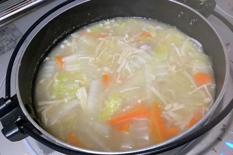 松阪の前島食堂風のとり野菜鍋 レシピ 作り方 By きのこや クックパッド 簡単おいしいみんなのレシピが354万品