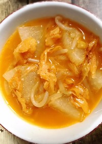 プゴク(干タラ)のスープ