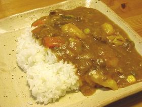 夏野菜いっぱいのスジ肉カレー*圧力鍋で*