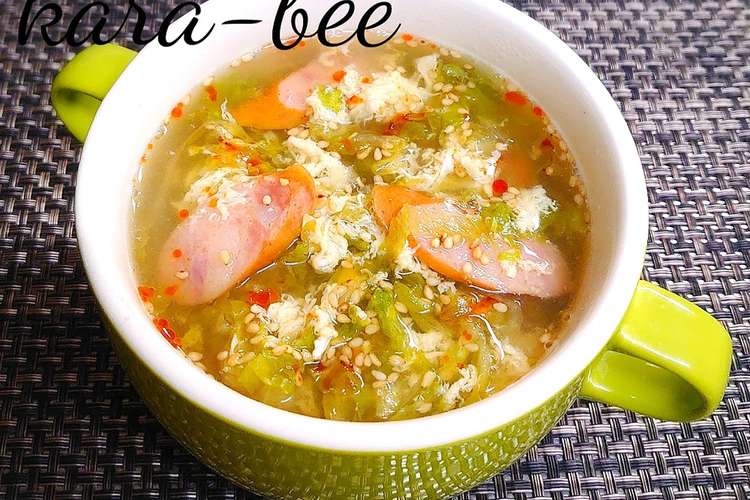 卵とグリーンリーフのほっこり中華スープ レシピ 作り方 By からあげビール クックパッド 簡単おいしいみんなのレシピが373万品