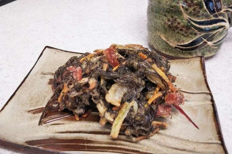沖縄の味 我が家のもずく天ぷら レシピ 作り方 By うちなぁんチュ クックパッド 簡単おいしいみんなのレシピが364万品