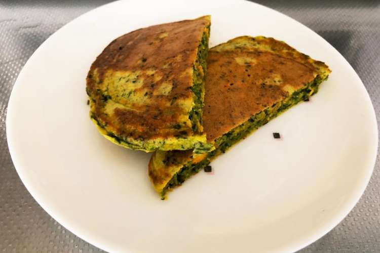 幼児食 ほうれん草とカボチャのパンケーキ レシピ 作り方 By クック46h8fp クックパッド 簡単おいしいみんなのレシピが359万品