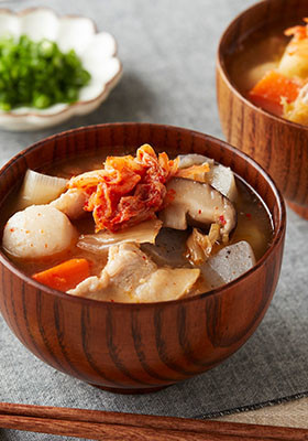 ぽかぽか・おいしい・かんたん豚汁