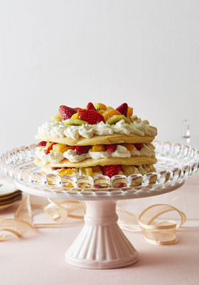 フルーツたっぷりホットケーキミルフィーユ