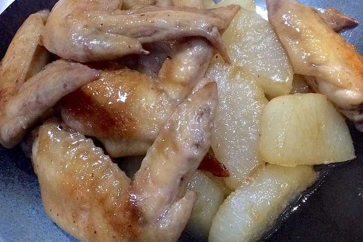 圧力鍋なしで作る手羽先と大根のてり煮 レシピ 作り方 By ゆきズキッチン クックパッド