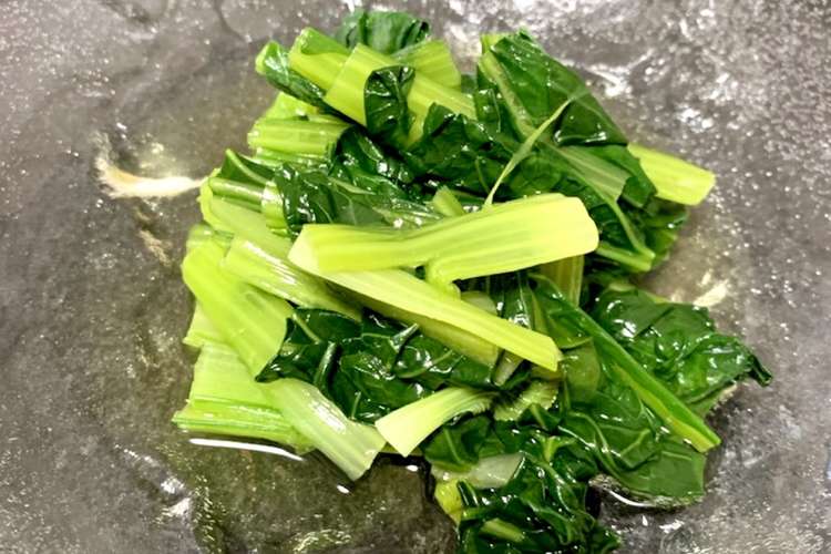 あっさり 簡単10分 小松菜のおひたし レシピ 作り方 By 呑んだくれなつ クックパッド 簡単おいしいみんなのレシピが366万品
