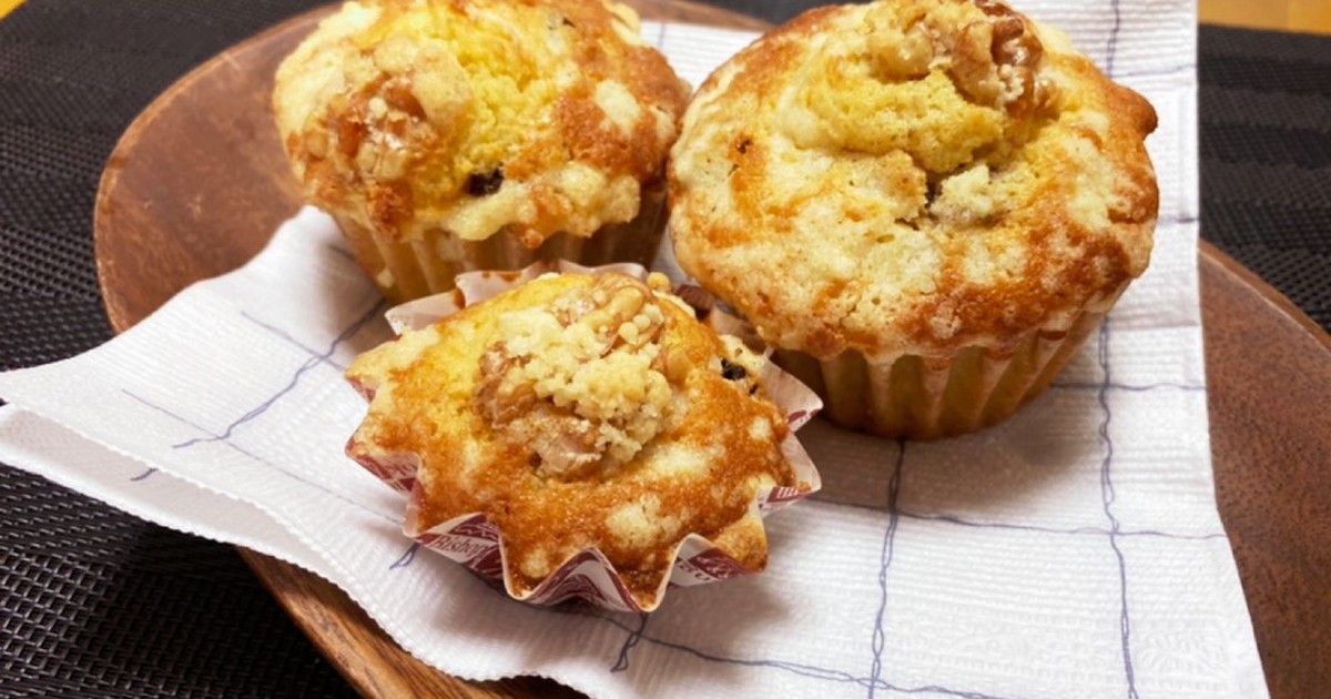 亜麻仁マフィンのレシピ