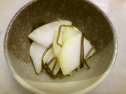 コールラビで即席べったら漬(甘さ控えめ)の写真