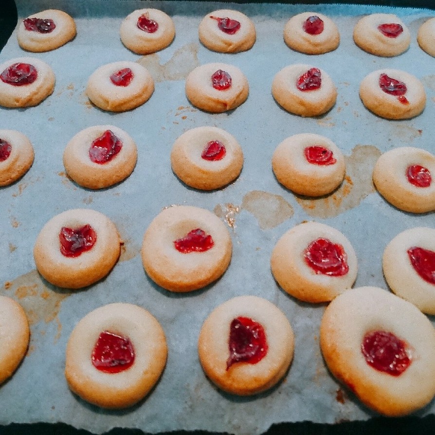お好きなジャムで！簡単ジャムクッキー！ by ｱｽ。 【クックパッド】 簡単おいしいみんなのレシピが396万品