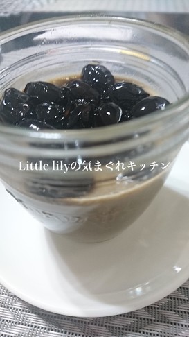 黒豆豆乳プリン
