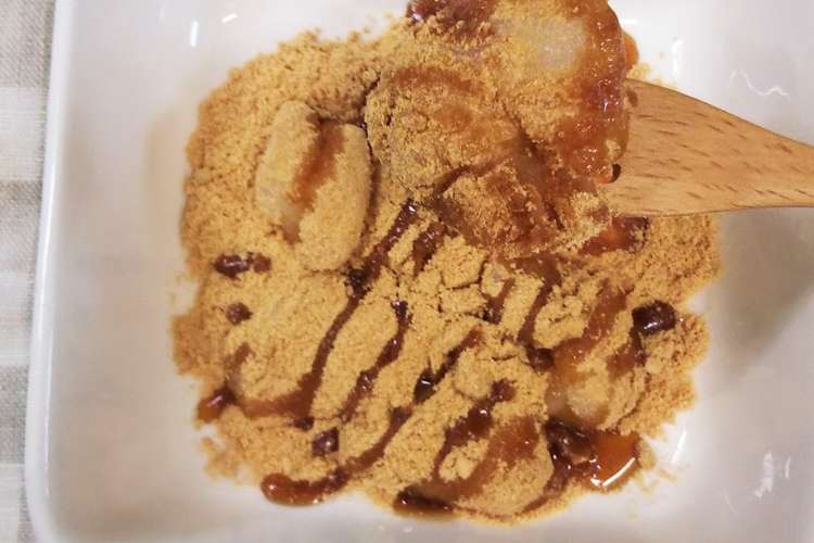 切り餅を一口大に コロコロきな粉餅 レシピ 作り方 By 4児男子母さんの台所 クックパッド 簡単おいしいみんなのレシピが360万品