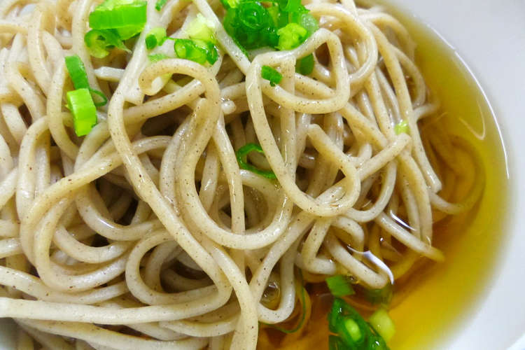 病院 かけそば 給食 めんつゆのみ レシピ 作り方 By 井上病院栄養科 クックパッド