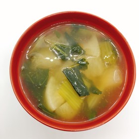 【病院】かぶのしょうがスープ【給食】