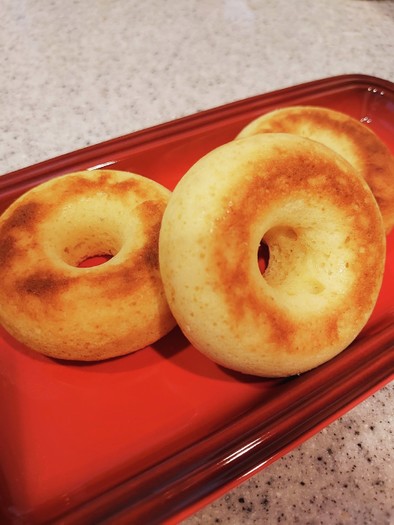 ポリ袋で簡単　焼きドーナツの写真