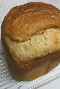HBで作る小豆きな粉パン
