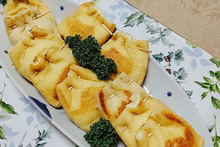 鶏挽肉とチーズの油揚げ焼き レシピ 作り方 By 68みっちゃん クックパッド 簡単おいしいみんなのレシピが360万品