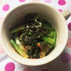 レンジで作る♪小松菜のたらこ和え レンジで作る♪小松菜のたらこ和え