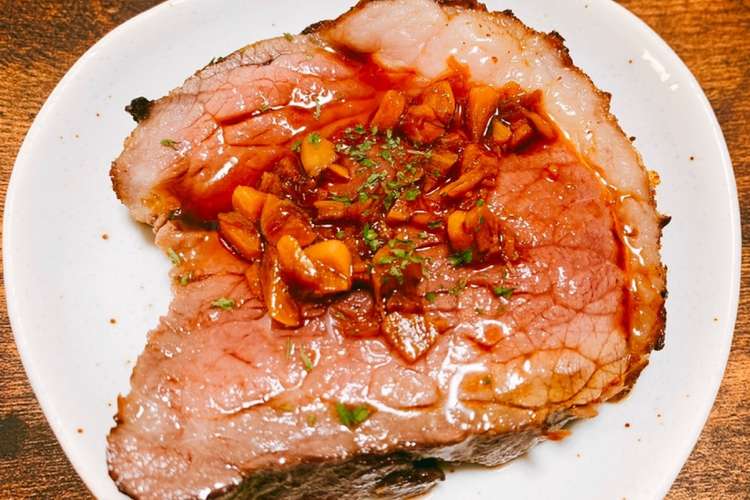 肉を食え ニンニク香るレアステーキ レシピ 作り方 By 藤井２１ クックパッド 簡単おいしいみんなのレシピが355万品