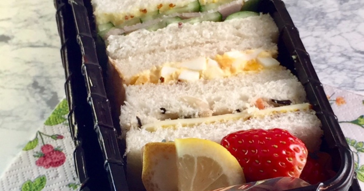 簡単サンドイッチ弁当 詰め方 レシピ 作り方 By Lunadrop クックパッド