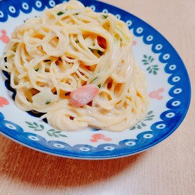 牛乳パスタ(カルボナーラ風)